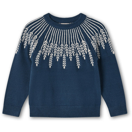Fliink Insignia Blue Alon Leaf Pullover