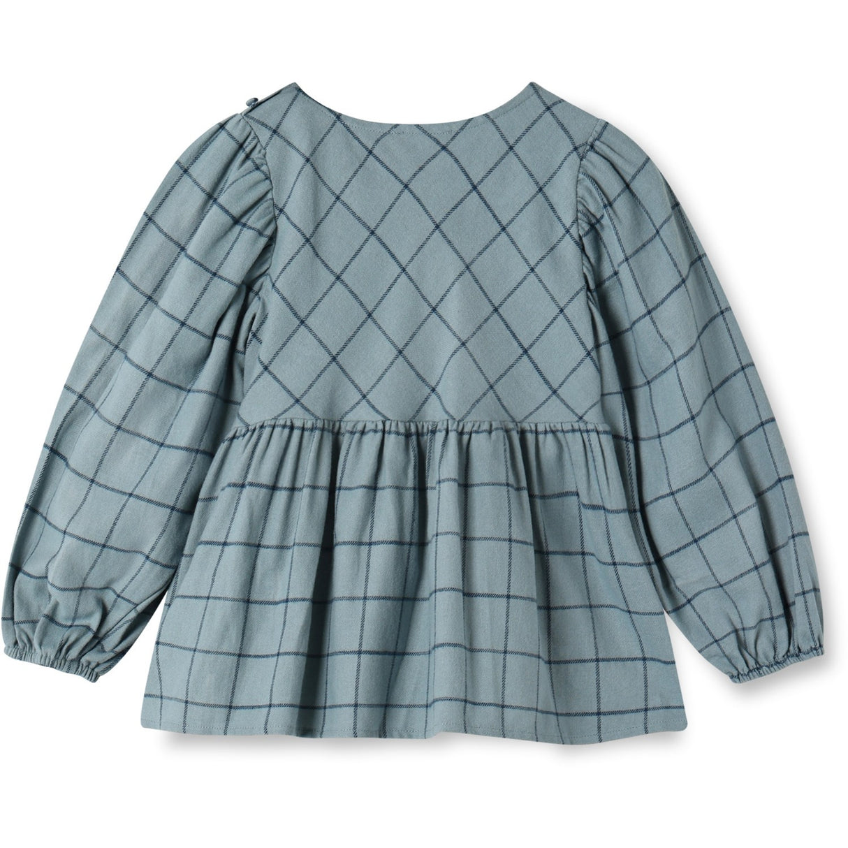 Fliink Slate Cody Check Blouse