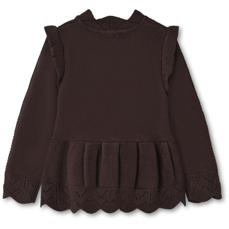 Fliink Coffee Bean Alilly Peplum Pullover