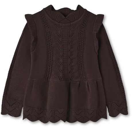 Fliink Coffee Bean Alilly Peplum Pullover