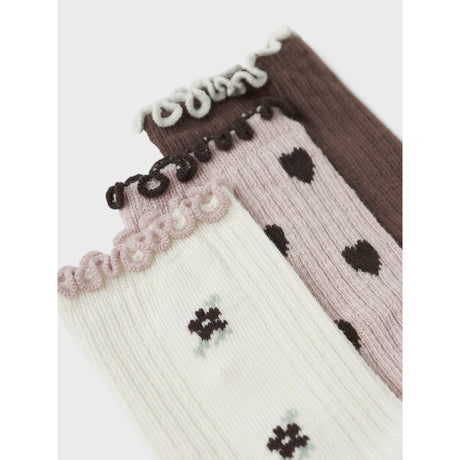 Name It Peppercorn Nmfnetti 3-Pack Socks