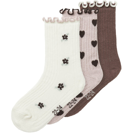 Name It Peppercorn Nmfnetti 3-Pack Socks