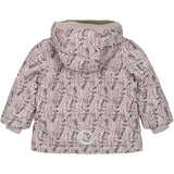 Mikk-Line Cloud Gray Polyester Baby Jacket AOP