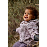 Mikk-Line Cloud Gray Polyester Baby Jacket AOP