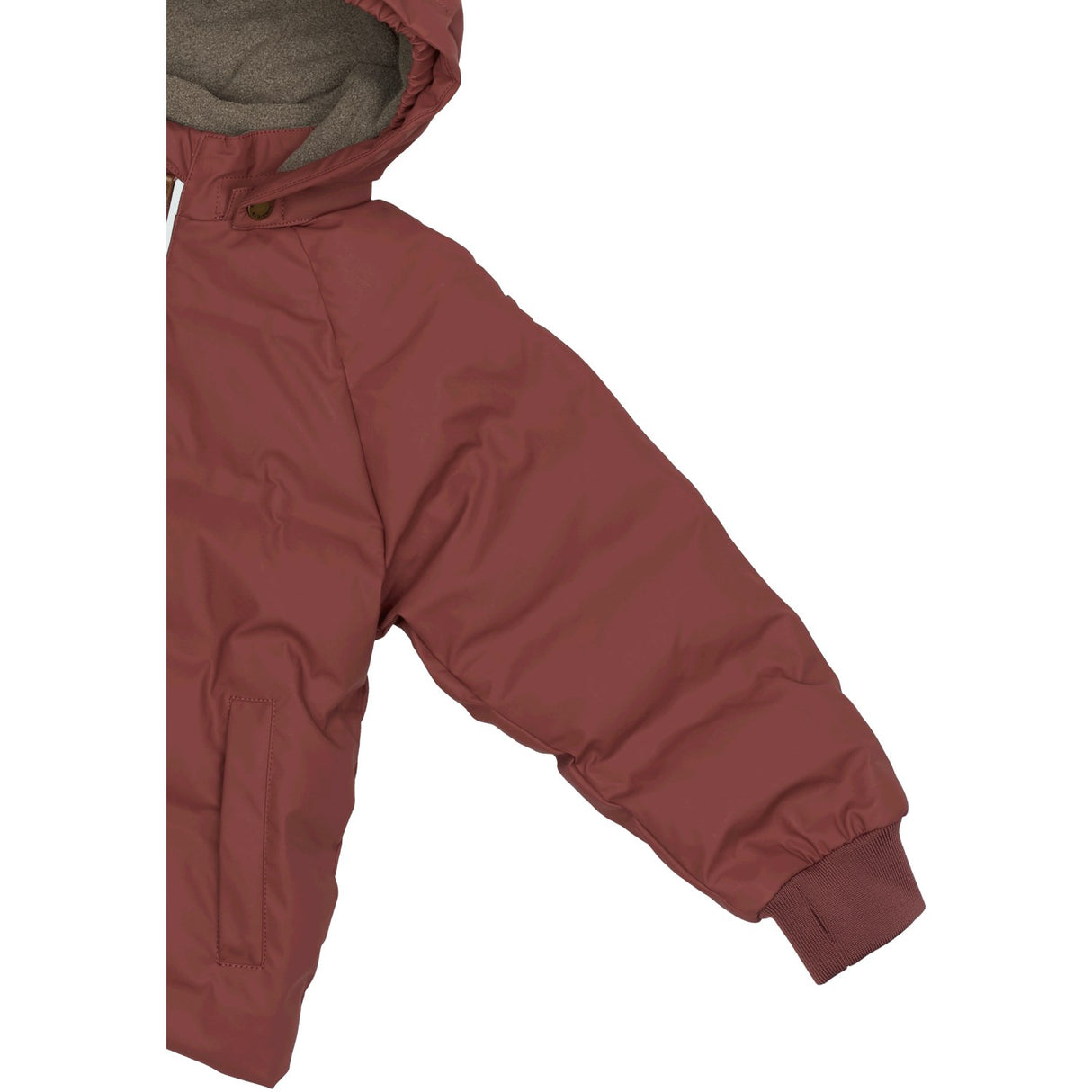 Mikk-Line Apple Butter PU Puff Jacket Rec.