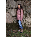 Mikk-Line Burlwood Polyester Girls Jacket AOP Floral