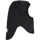 Huttelihut Dark Grey Melange Balaclava Ears Wool