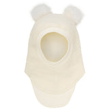 Huttelihut Tofu Balaclava Wool Alpaca Pompoms