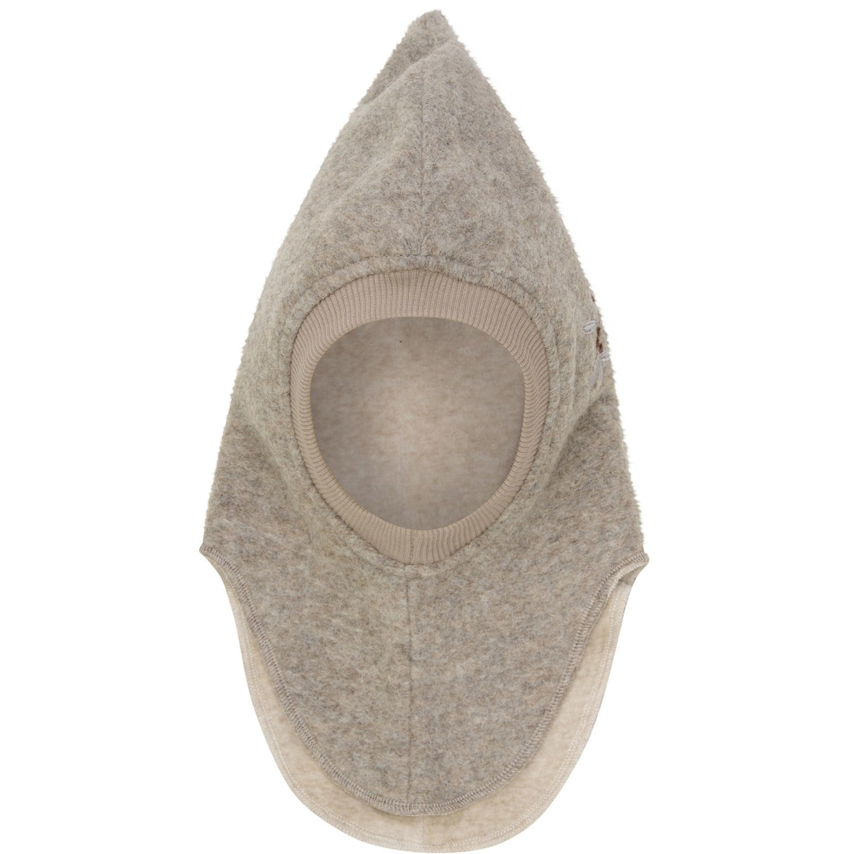 Huttelihut Camel Melange Balaclava Emb. Wool