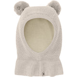 Huttelihut Sand Melange Balaclava Windstop Pompoms