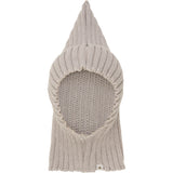 Huttelihut Camel Melange Balaclava Pixie Wool Knit