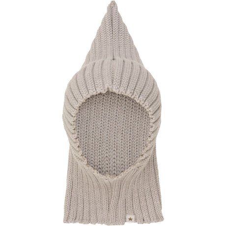 Huttelihut Camel Melange Balaclava Pixie Wool Knit