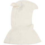 Huttelihut Off-White Balaclava Ears Wool Knit