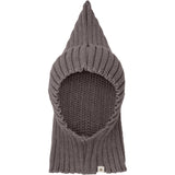 Huttelihut Brown Melange Balaclava Pixie Wool Knit