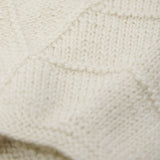 Huttelihut Off-White Bonnet Ears Alpaca Wool Knit