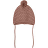 Huttelihut Burlwood Bonnet Wool Knit Pompom