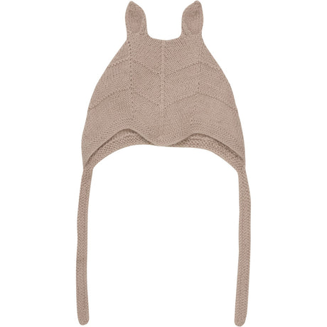 Huttelihut Mahogany Rose Bonnet Ears Alpaca Wool Knit