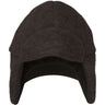 Huttelihut Dark Brown Melange Hat Wool W. Velour Lining