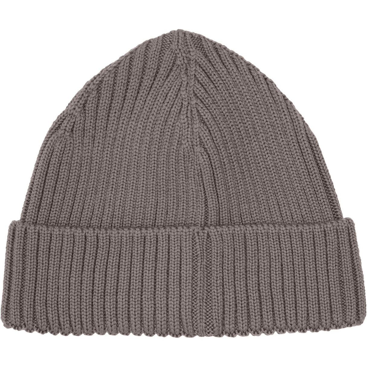 Huttelihut Brown Melange Beanie Wool Knit