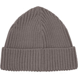 Huttelihut Brown Melange Beanie Wool Knit
