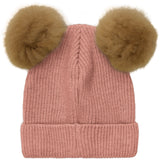 Huttelihut Burlwood Hat Knit Alpaca Pompoms