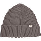 Huttelihut Brown Melange Beanie Wool Knit