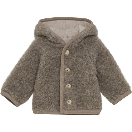 Huttelihut Camel Melange Jacket Pixie Wool Teddy W. Lin