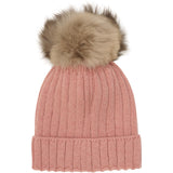 Huttelihut Burlwood Hat Knit Alpaca Pompom