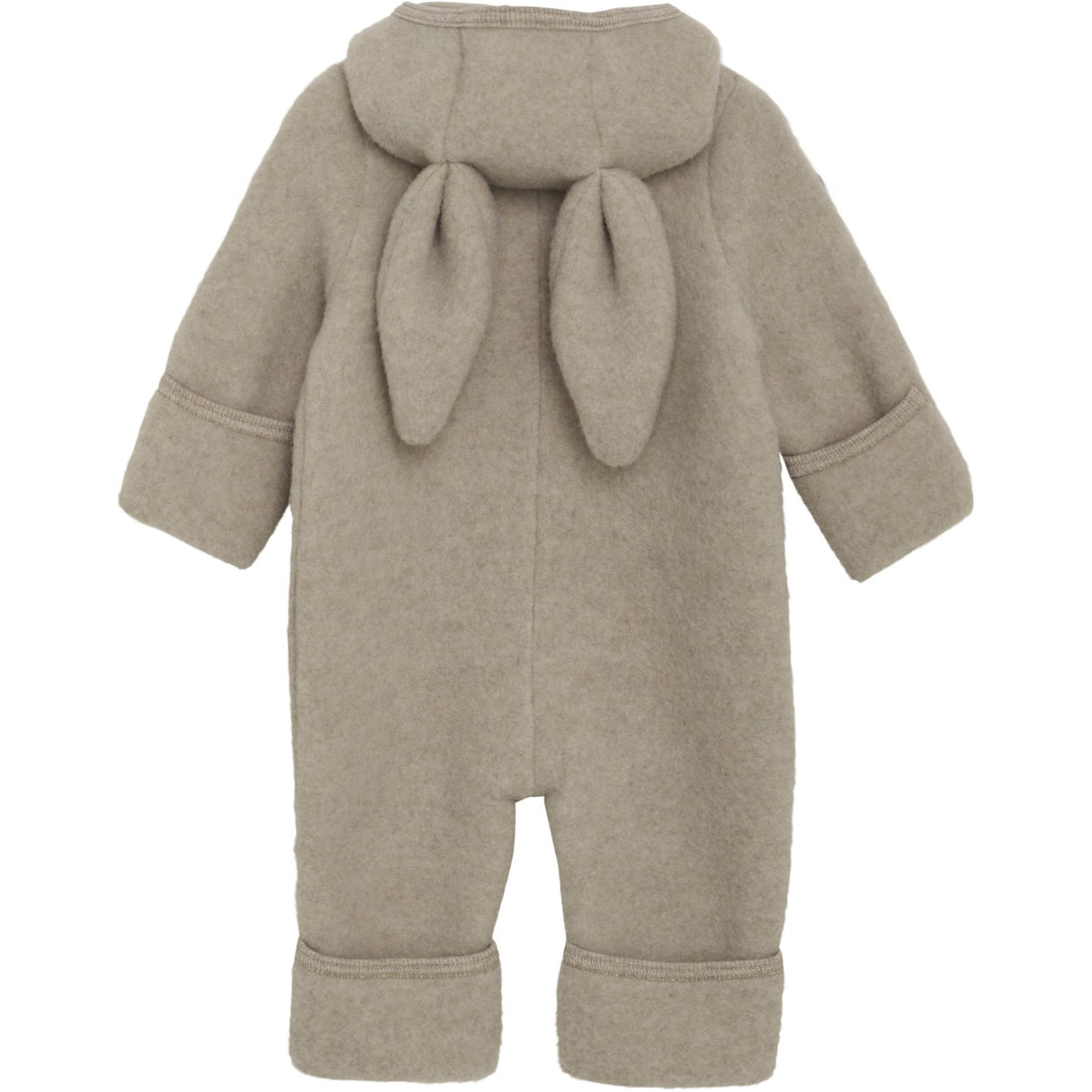 Huttelihut Camel Melange Pram Suit Ears Wool Fleece