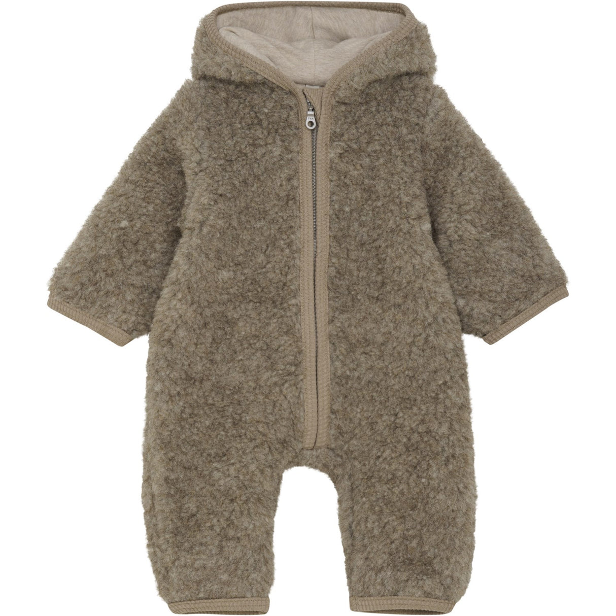 Huttelihut Camel Melange Pram Suit Wool Teddy W. Lin.