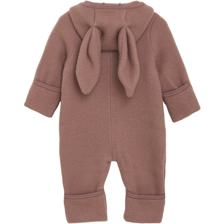 Huttelihut Burlwood Pram Suit Ears Wool Fleece