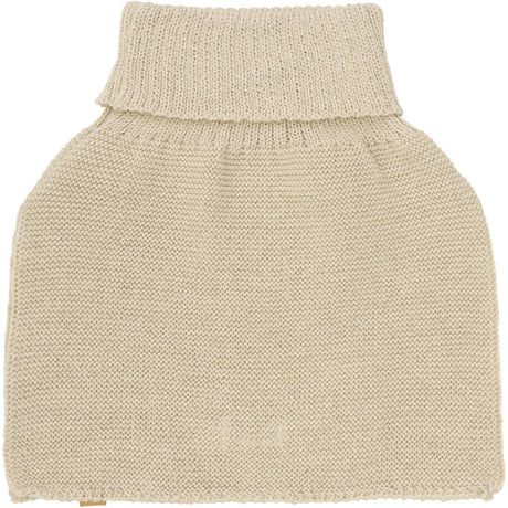 Huttelihut Sand Melange Neck Warmer Wool Knit