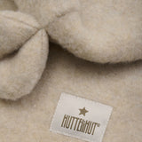 Huttelihut Camel Melange Balaclava Ears Wool Fleece