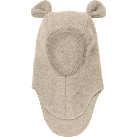 Huttelihut Camel Melange Balaclava Ears Wool Fleece