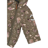 Mikk-Line Burnt Olive Polyester Baby Jacket AOP