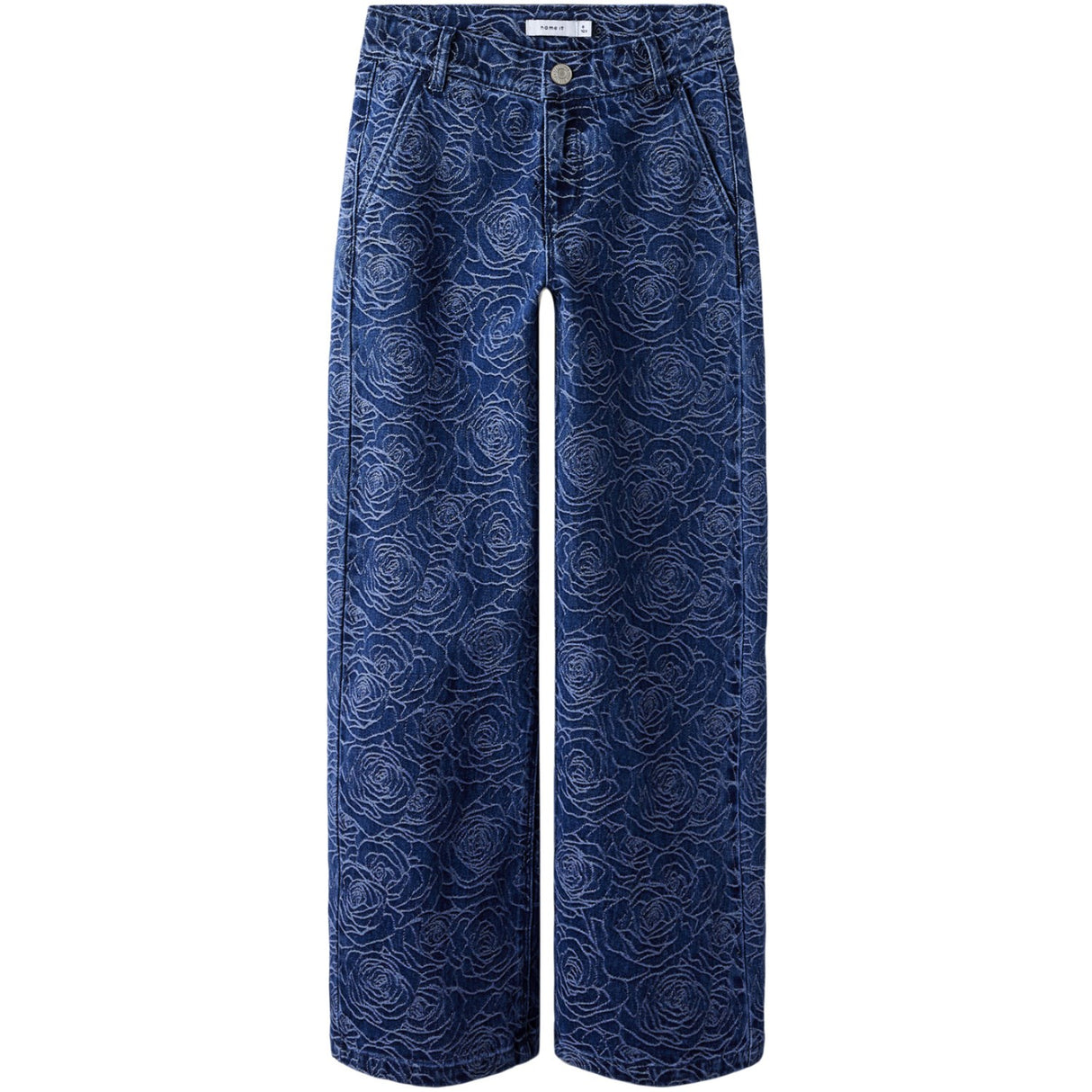 Name It Dark Blue Denim Nkfrose Wide Jeans 5005-Qj O
