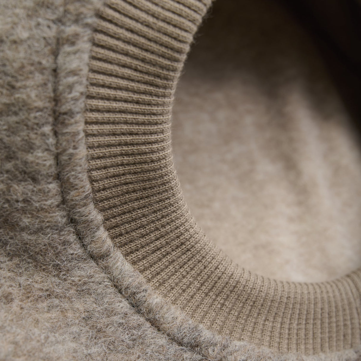 Huttelihut Camel Melange Balaclava Ears Wool