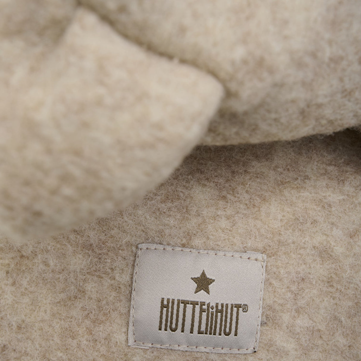 Huttelihut Sand Melange Balaclava Ears Wool