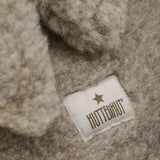 Huttelihut Camel Melange Balaclava Ears Wool Teddy