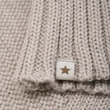 Huttelihut Camel Melange Balaclava Pixie Wool Knit