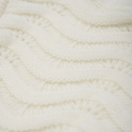 Huttelihut Off-White Balaclava Wool Knit