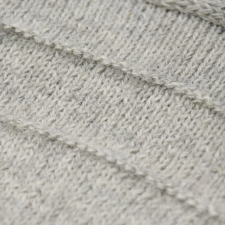 Huttelihut Medium Grey Melange Bonnet Ears Alpaca Wool Knit