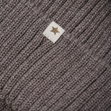 Huttelihut Brown Melange Beanie Wool Knit