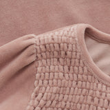 Huttelihut Adobe Rose Dress Ls Velour