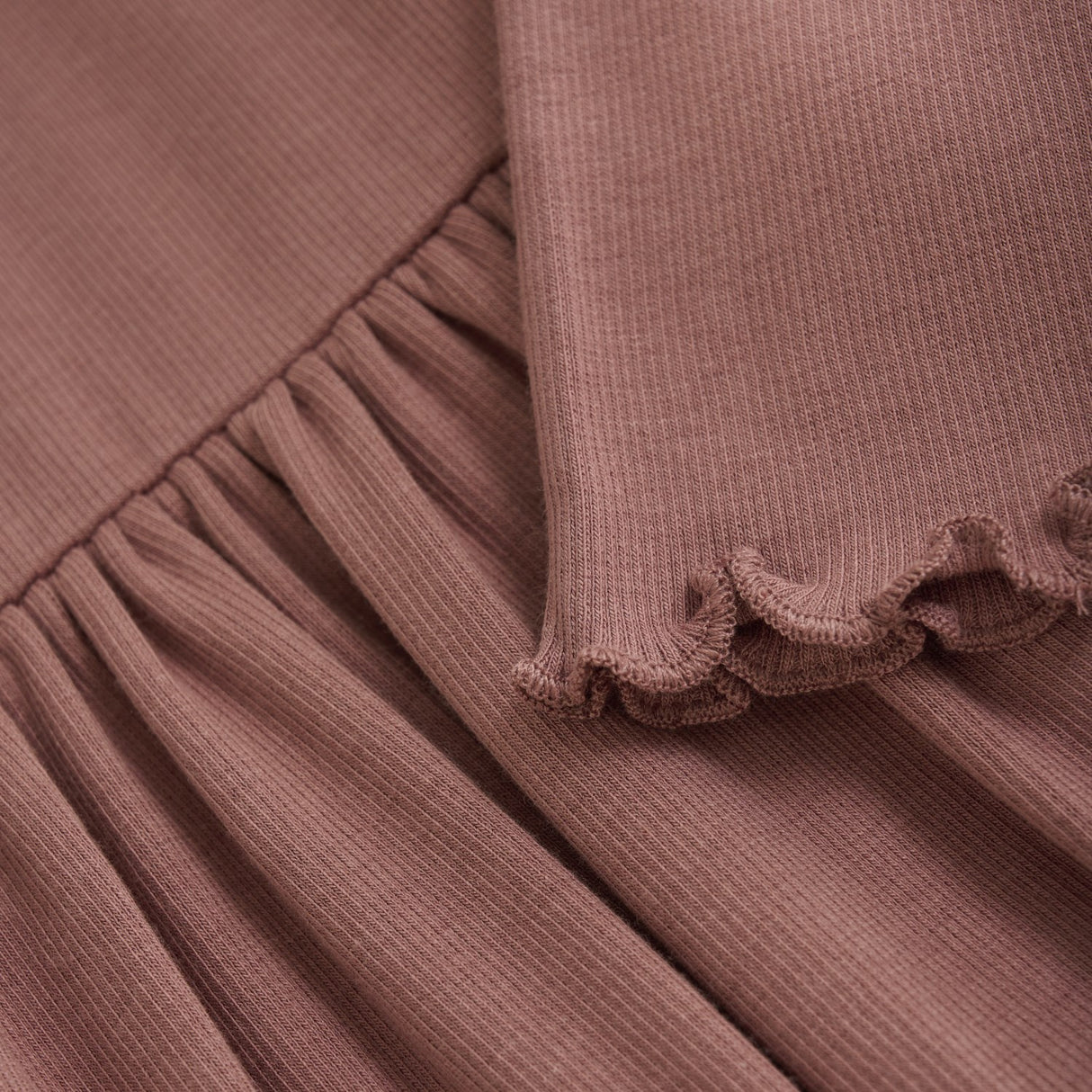 Huttelihut Burlwood Dress Ls Rib