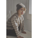 Huttelihut Camel Melange Vest Wool Teddy W. Lining