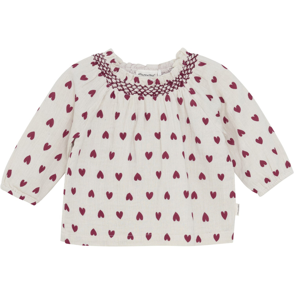 Minymo Eggnog Blouse LS AOP
