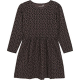 Minymo Chocolate Chip Dress LS AOP