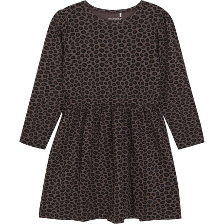 Minymo Chocolate Chip Dress LS AOP