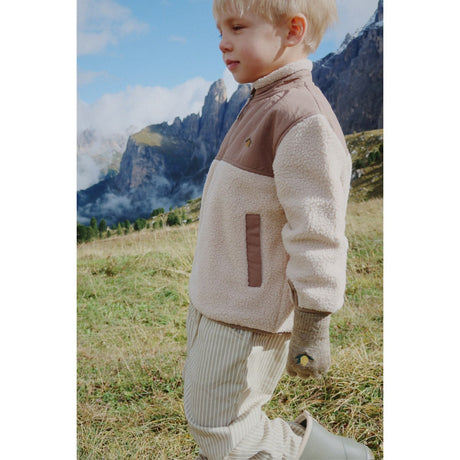 Konges Sløjd Oxford Tan Flynn Fleece Jacket Grs